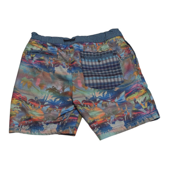 Robert Graham Multicolor Casual Board Shorts Swimwear Men's Size 32 Trunks - Picture 5 of 6